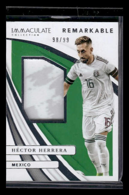 2021 Panini Immaculate Collection #RM-HH Hector Herrera Remarkable 98/99