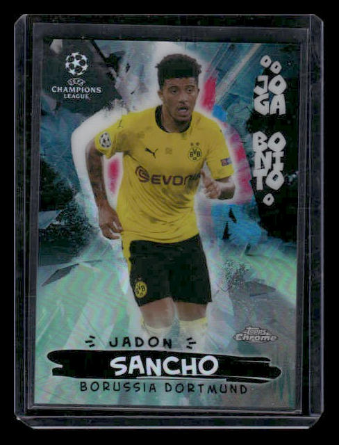 2021 Topps Chrome UEFA Champions League #JB-8 Jadon Sancho Joga Bonito 110/199