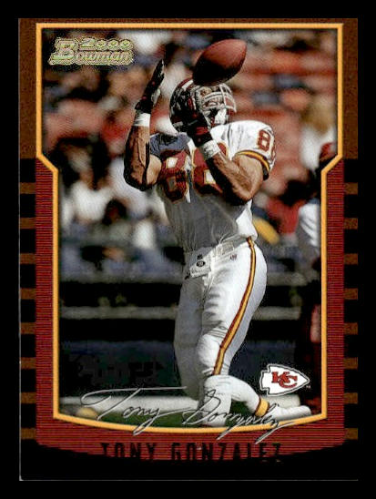 2000 Bowman Chrome #10 Tony Gonzalez