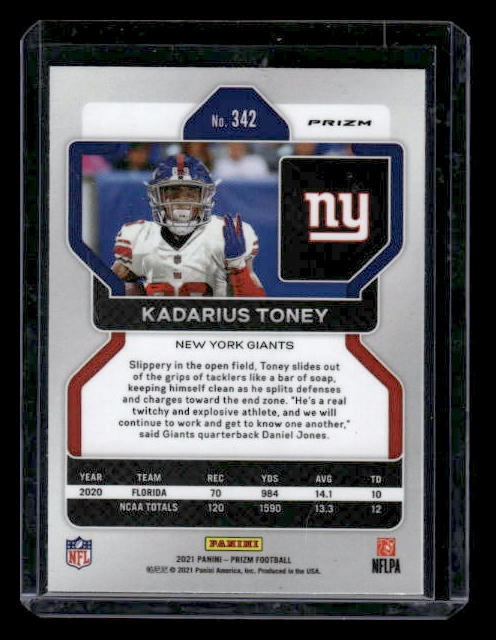 2021 Panini Prizm #342 Ladarius Toney Red Ice