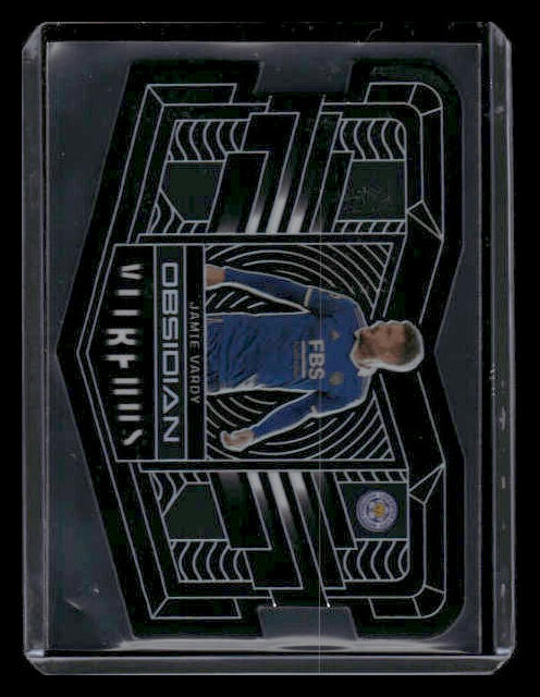 2022 Panini Obsidian #10 Jamie Vardy Die-Cut Vitreous 33/115