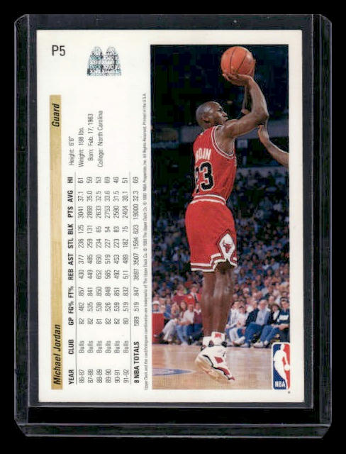 1992 Upper Deck McDonald's #P5 Michael Jordan