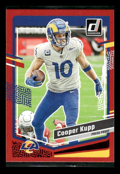 2023 Donruss #165 Cooper Kupp Press Proof Red