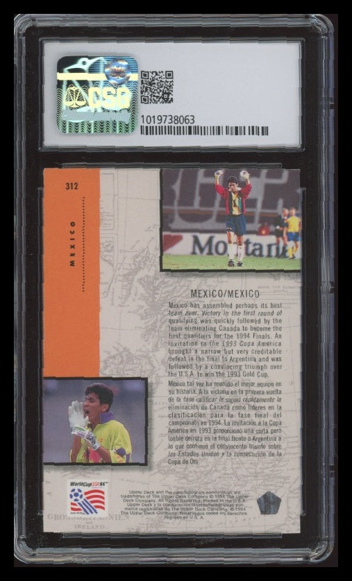 1994 Upper Deck World Cup Contenders #312 Jorge Campos CSG 8.5