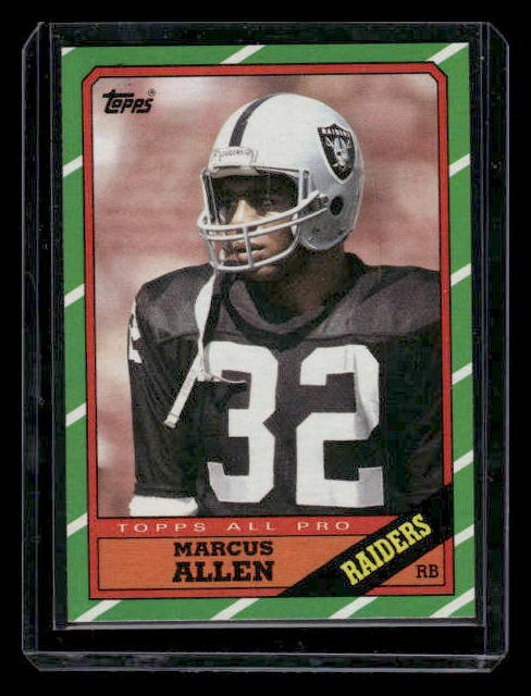 1986 Topps #62 Marcus Allen