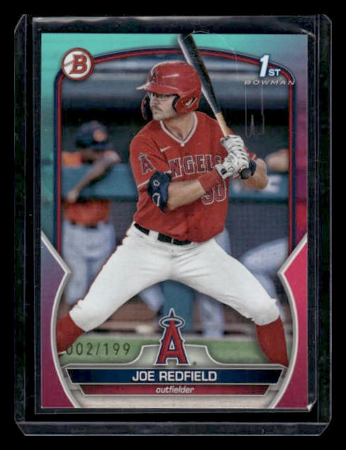 2023 Bowman Draft #BD-122 Joe Redfield 1st Bowman Aqua Pink Gradient 2/199