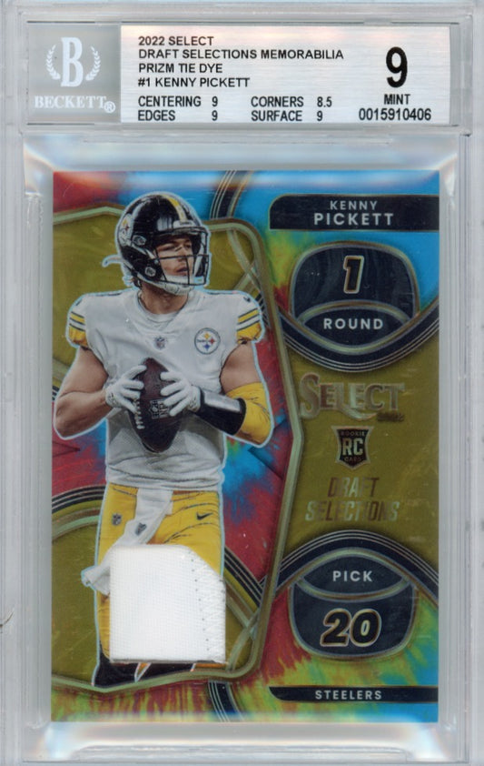 2022 Panini Select #DS-1 Kenny Pickett BGS 9